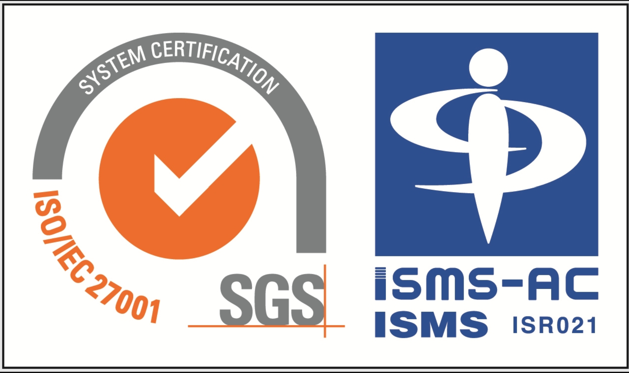 ISO/IEC 27001およびISMS認証マーク ISR021